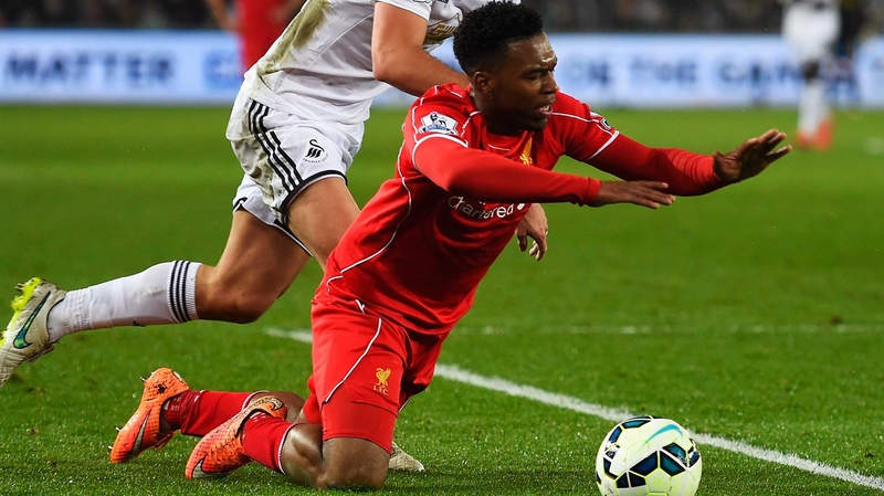 Daniel Sturridge suffered a foot injury in Liverpool training before their Europa League clash with Bordeaux