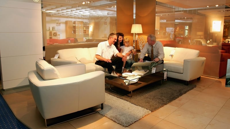 Furniture and lighting sales rose by 3.8% in October, new CSO figures show