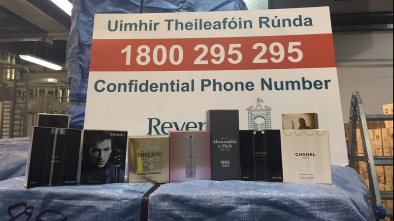 The counterfeit brands were discovered in a shipment from China