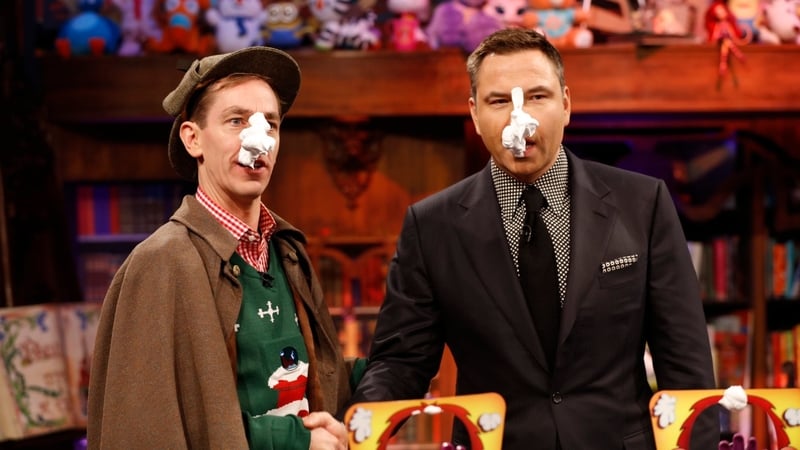 Host Ryan Tubridy was joined by special guest David Walliams on the Toy Show