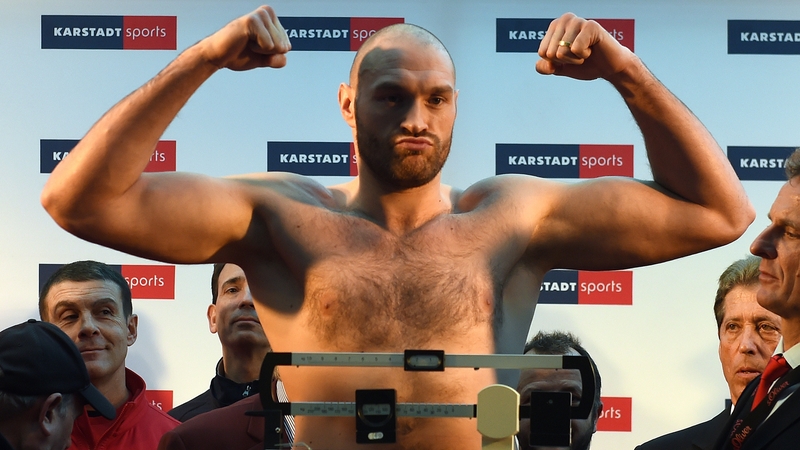 Fury clearly believes the soft canvas would have slowed him down