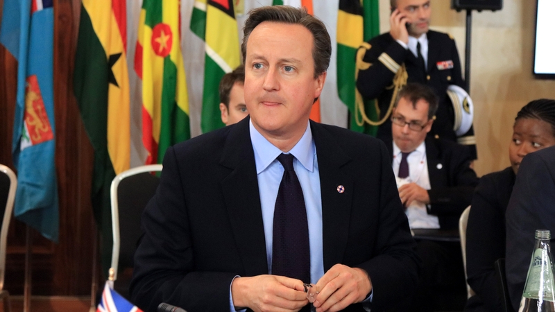British Prime Minister David Cameron made his comments from a commonwealth summit in Malta
