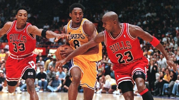 Kobe Bryant was very comfortable in the company of basketball greats Scotty Pippin and the legendary Michael Jordan