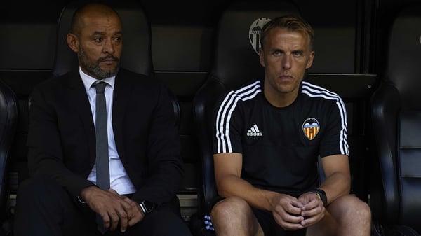 Nuno Espirito Santo (left) resigned on Sunday night
