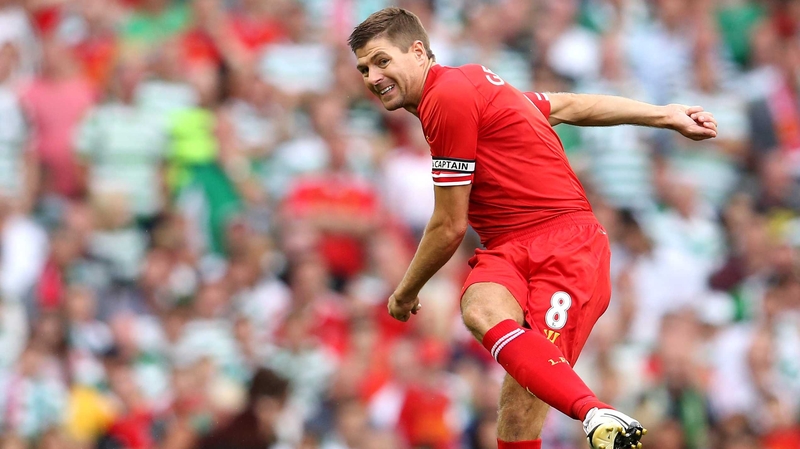 Steven Gerrard has been training with Liverpool during the MLS off-season break.