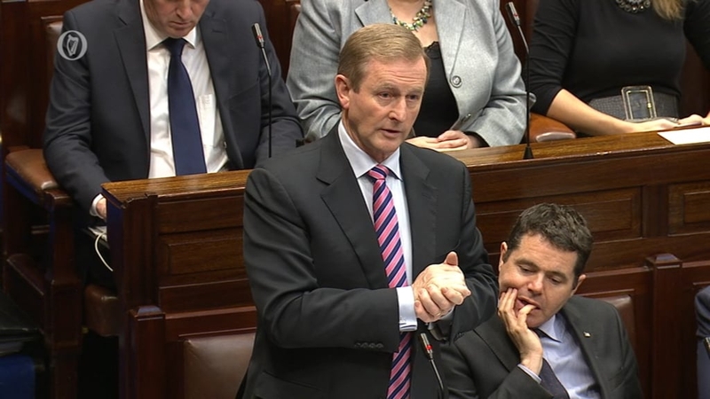 Enda Kenny said there should be
no homeless people sleeping rough in Dublin this Christmas