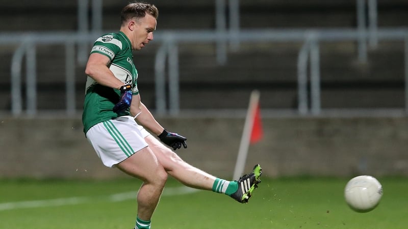 Paul Cahillane scoring for Portlaoise in their Laois county final victory over Emo