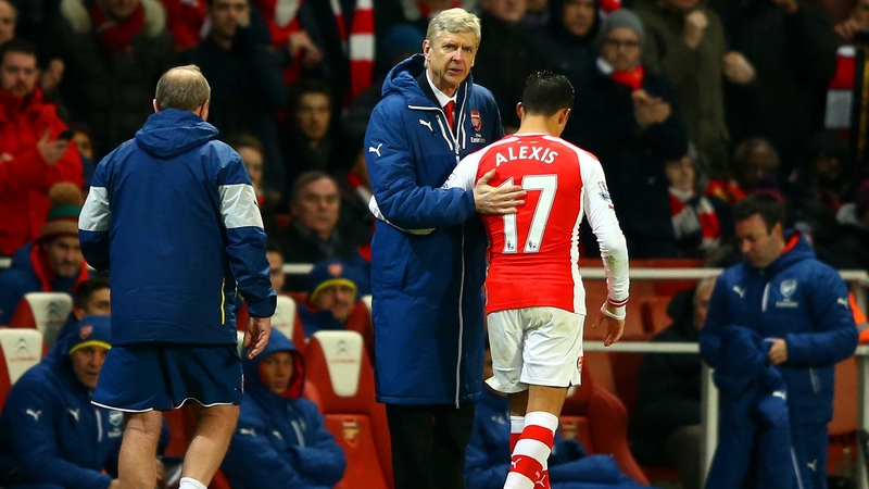 Alexis Sanchez suffered a set-back as he recovers from injury