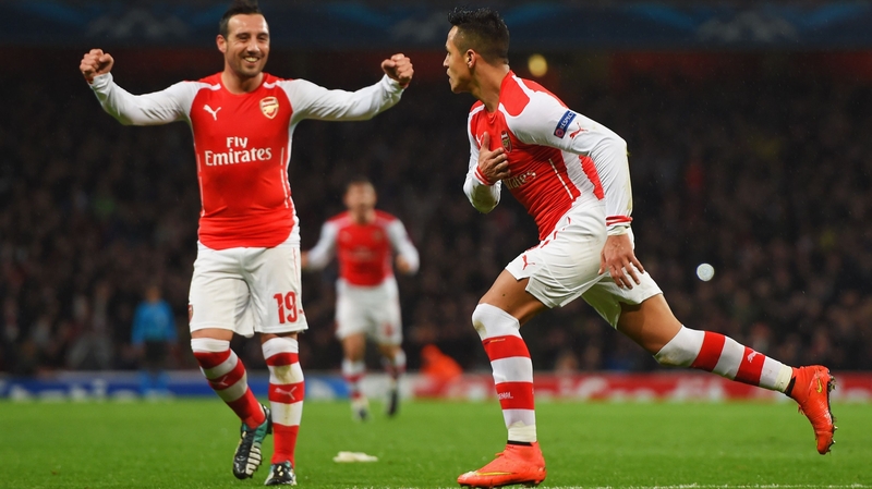 Arsenal will have to do without Alexis Sanchez (R) and Santi Cazorla (L) for their upcoming games