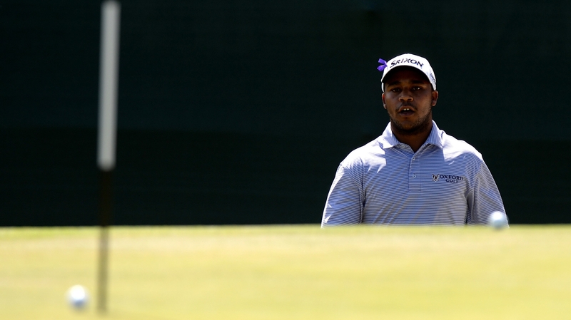 Varner, the leader in Australia, surveys another good shot in his third round