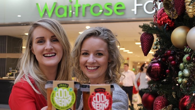 Sarah O'Connor and Isolde Johnson founders of award winning Irish start-up, The Cool Bean company