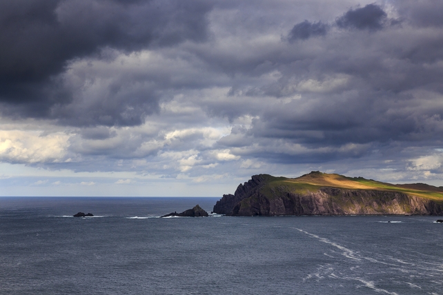 Storm clouds over Dingle, Co Kerry (Pic: Michael Gissane)