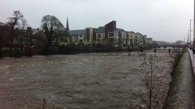 A red alert flood has been issued for Bandon by Cork County Council