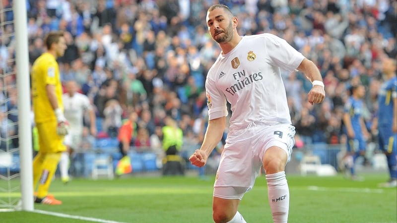 Real Madrid striker Karim Benzema