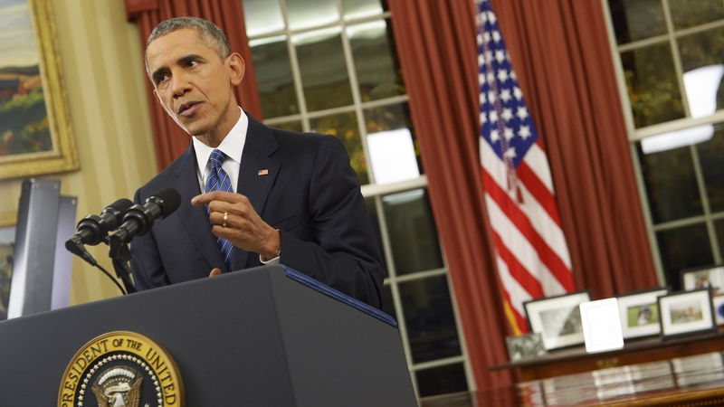 President Obama said there was no need to panic about the virus