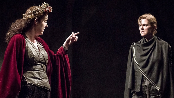 Derbhle Crotty as Henry IV and Aisling O'Sullivan as Henry V