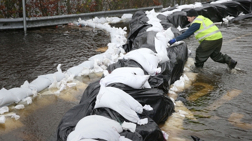 Water levels are just below that which prompted Westmeath County Council to issue a flood alert in 2015