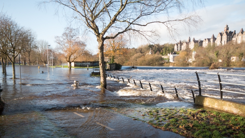 Flooding on the Lee Fields, Cork (Pic: Derek McGreevy)