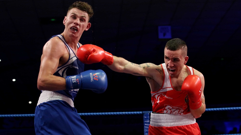 David Oliver Joyce rocks Seán McComb with a straight right