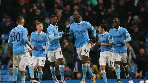 Yaya Toure's deflected strike gave City the three points