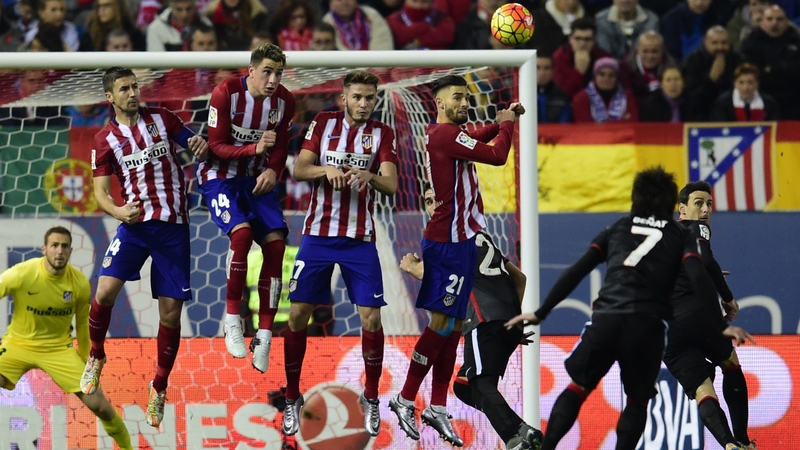 Atletico Madrid have joined Barcelona at the top of the Primera Division