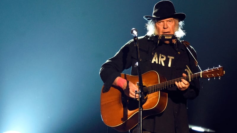 Neil Young playing Dublin and Belfast in June 2016