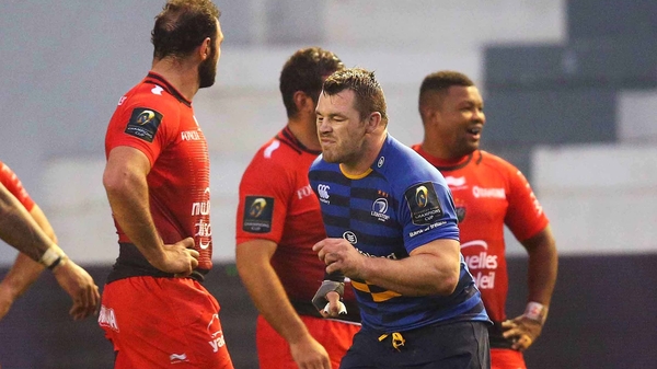 Cian Healy was yellow-carded for the incident