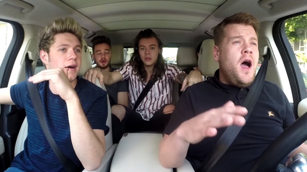 James Corden auditions for One Direction