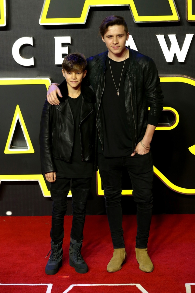 Romeo and Brooklyn Beckham