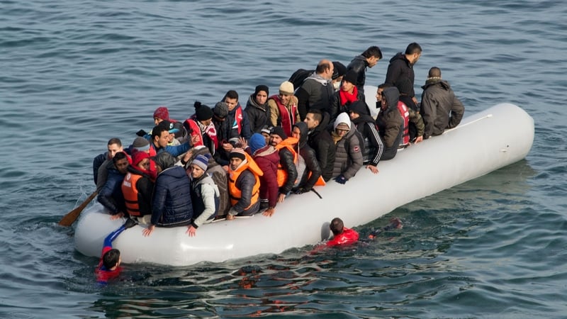 Rubber dinghys are being used more frequently for the perilous journeys
