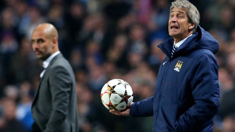 Manuel Pellegrini had to deal with speculation linking Pep Guardiola with Manchester City for much of his time in charge
