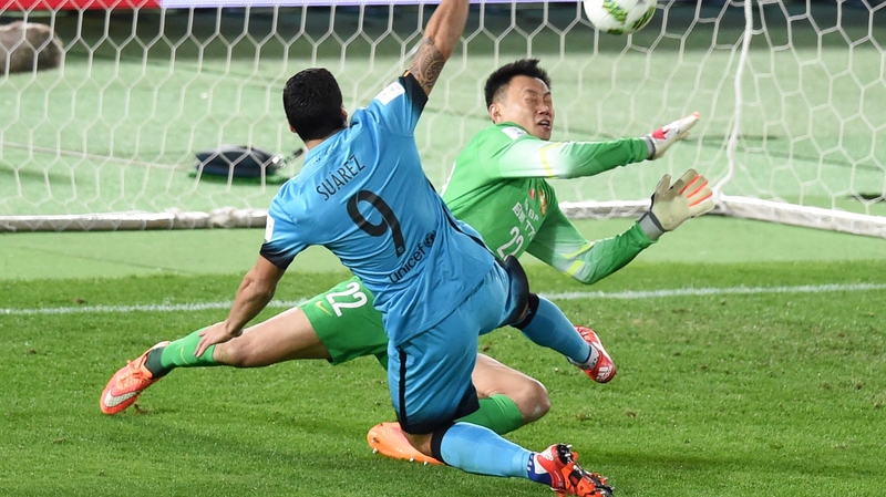 Luis Suarez bagged a hat-trick as Barcelona booked a final spot against River Plate