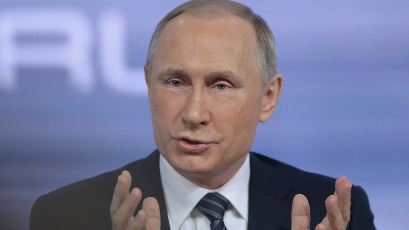 Russia's conflict with Ukraine was also raised during the phone call with Vladimir Putin