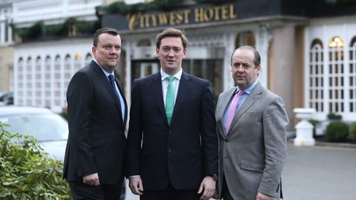Director of Operations at Tetrarch Hospitality Glenn Valentine, Tetrarch Hospitality MD Damien Gaffney, and Tetrarch MD Michael McElligott