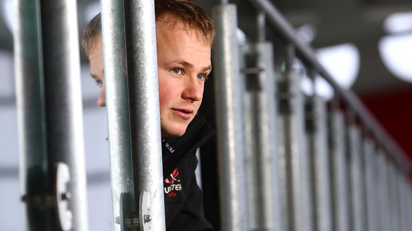 Luke Marshall lines up alongside Stuart McCloskey in the Ulster midfield on Saturday, with Jared Payne starting at full-back