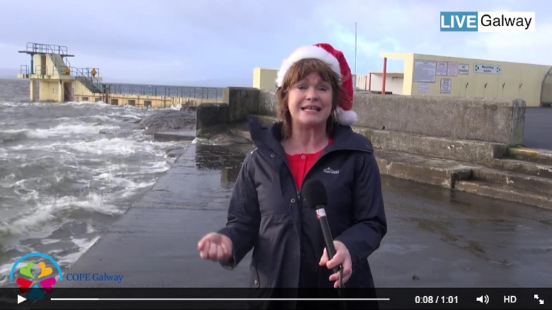 Teresa made a very necessary journey back to Salthill