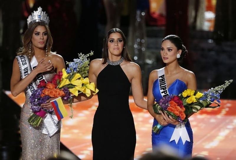 Miss Colombia was originally crowned the winner