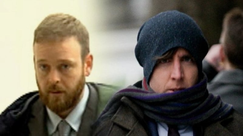 Richard O'Connor (left) and Neil Mannion were arrested with more than €140,000 worth of drugs