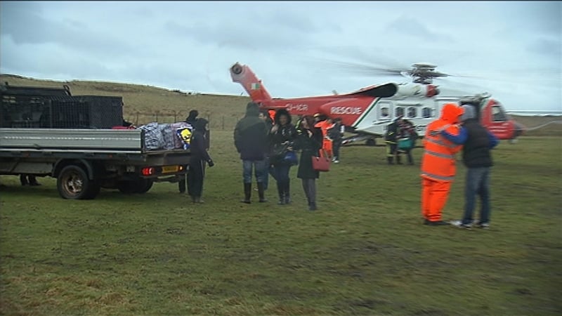 Tory has been without its regular ferry service since last Friday due to heavy sea swells