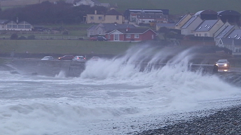 About 6,000 properties were without power at the peak of the storm