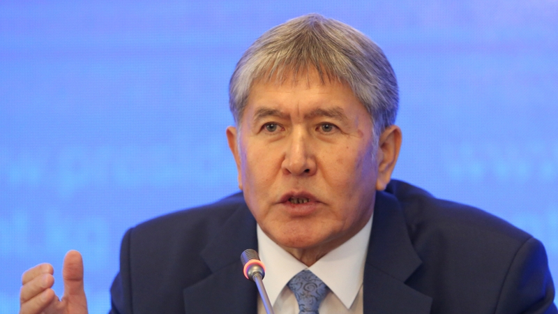 Almazbek Atambayev's announcement underscored a decline in Russia's economic power as a result of the slump in oil prices