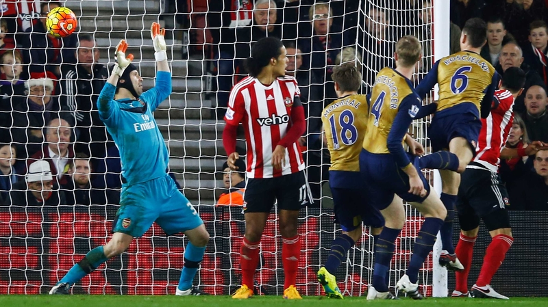 Arsenal were smashed 4-0 by the Saints