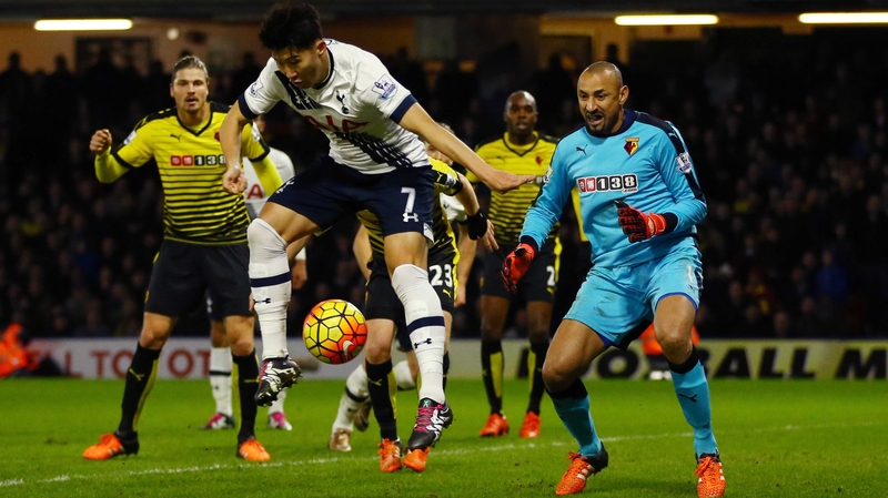 Son Heung-min flicks home a dramatic winner at Vicarage Road