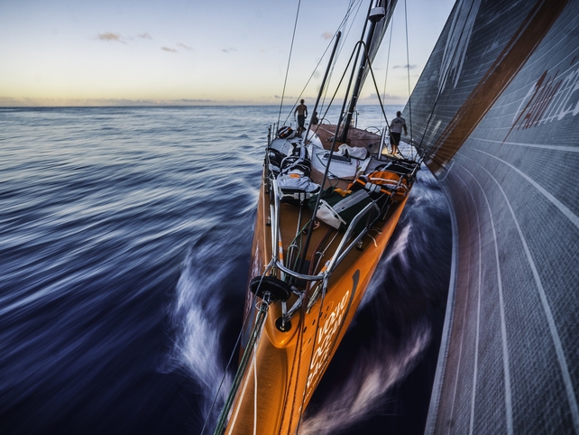 Team Alvimedica during the Volvo Ocean Race