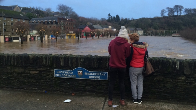 The view from Enniscorthy Bridge (Pic: David Medcalf)