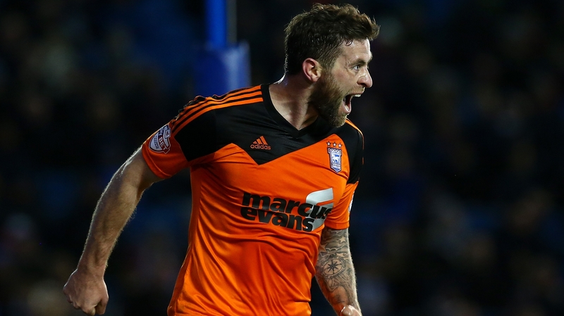 Daryl Murphy celebrates the only goal of the game