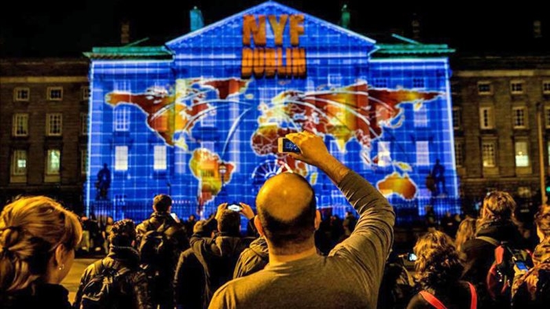 Dublin's New Year Festival began on Wednesday and runs until January 1st