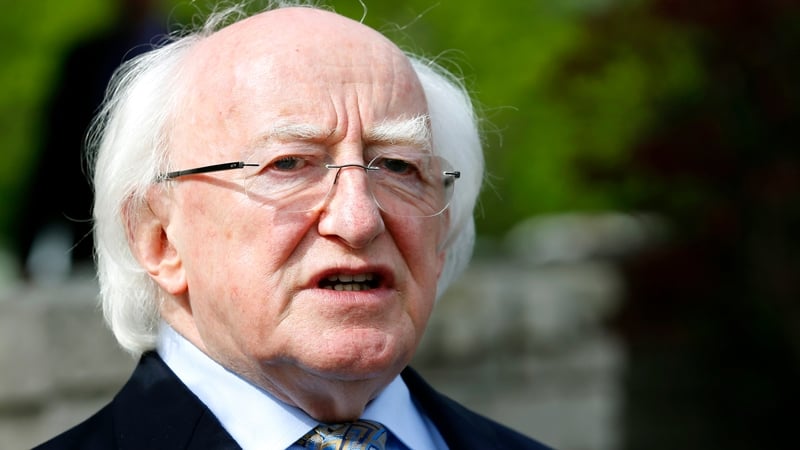 President Michael D Higgins told students they have a great part to play in shaping the future