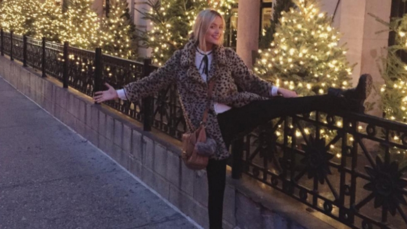 Laura Whitmore celebrates New Year in New York, image copyright Laura Whitmore/Instagram