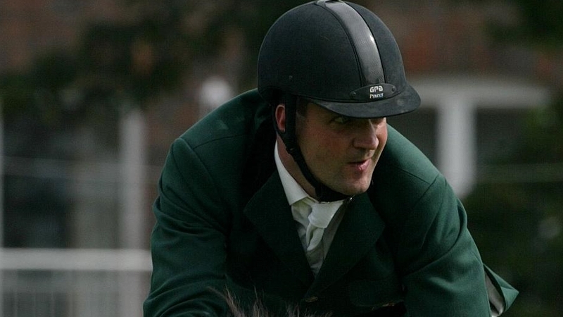 Peter Smyth cleared 2m16 on board Cavalier Rusticana